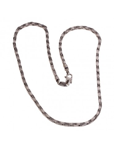 collar de plata viejo patrón de la vendimia